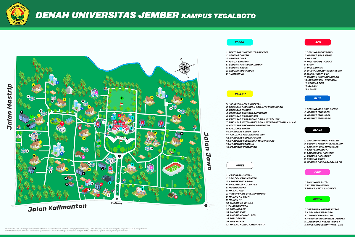 Map Universitas Jember